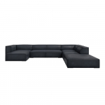 Tumesinine nahast nurgadiivan (parem nurk) Madame - Windsor & Co Sofas