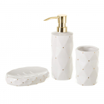Valge komplekt vannitoatarvikuid Dottie - Casa Selecci&oacute;n