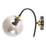 Must-hall seinavalgusti &oslash; 15 cm Yoyo &ndash; Squid Lighting