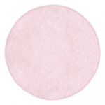 Heleroosa pestav &uuml;mmargune vaip, sobitub robottolmuimejaga &oslash; 120 cm Comfort - Mila Home