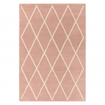 Roosa k&auml;sitsi kootud villane vaip 160x230 cm Albany - Asiatic Carpets