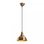 Pronksiv&auml;rvi rippvalgusti metallist varjuga &oslash; 21 cm Varzan - Opviq lights