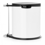 Valge sisseehitatud terasest pr&uuml;gikast 15 L - Brabantia