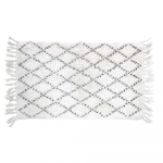 Valge vannitoamatt 50x80 cm Latika - douceur d'int&eacute;rieur