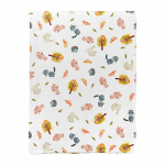 Valge musliinist beebitekk 75x100 cm Forest - Mijolnir