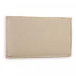 Beež polsterdatud voodipeats 206x106 cm Tanit - Kave Home