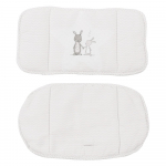 Valge s&ouml;&ouml;gitooli pehmendus Fox & Bunny - Roba