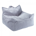 Sinine velvetist laste kott-tool Chair - Wigiwama