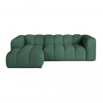 Roheline sametist nurgadiivan (vasak nurk) Cube - Bonami Selection