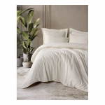 Beež Renforc&eacute; puuvillast voodipesu &uuml;heinimesevoodile 140x200 cm Checkered - Mila Home Luxury