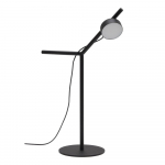 Must metallist h&auml;mardatav LED-laualamp (k&otilde;rgus 61,5 cm) Orey - Kave Home