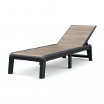 Pruunist plastikust reguleeritav/kokkupandav aiatool Deco Porto - Keter