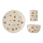 Kivikeraamikast laste s&ouml;&ouml;gin&otilde;ude komplekt, 3 osa Agnes - Bloomingville Mini