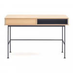 T&ouml;&ouml;laud tammepuust pealispinnaga 60x120 cm Yoko - Teulat