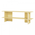 Kollane metallriiul 160x57x37 cm Hes - noo.ma