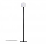 Valge/must p&otilde;randalamp klaasist varjuga (k&otilde;rgus 155 cm) Brisia - Kave Home