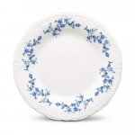 Valge/sinine portselanist magustoidutaldrik &oslash; 16 cm Retro - BonBistro