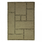 Roheline k&auml;sitsi kootud villane vaip 160x230 cm Harris Modula Wool - Flair Rugs