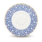 Valge/sinine portselanist alustass &oslash; 14 cm Azul - BonBistro