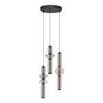 Hallist klaasist h&auml;mardatav LED-rippvalgusti &oslash; 38 cm Ulon - Nova Luce