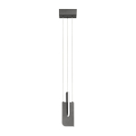 Helehall metallist LED-rippvalgusti, h&auml;mardatav Totem - Nova Luce
