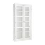 Valge MDF-ist vitriinkapp 98x193x34 cm Wilma - Ellos Home