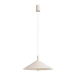 Beež terasest ripplamp &oslash; 40 cm Zylo - Sollux