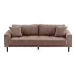 Pruun velvetist diivan 210 cm Lido - House Nordic