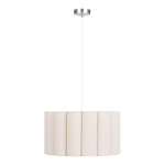 Beež linane ripplamp &oslash; 45 cm Watton - House Nordic