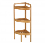 Kolmetasandiline bambusest nurgapealne stend - Casa Selecci&oacute;n