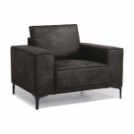 Must ja hall kunstnahast tugitool Copenhagen - Scandic