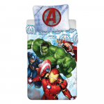 Laste puuvillane voodipesu Heroes, 140 x 200 cm Avengers - Jerry Fabrics