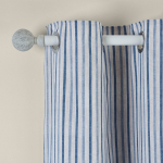 Sinised kardinad 2tk komplektis 117x137 cm Logan Stripe - Catherine Lansfield