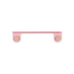 Tammepuidust roosast terasest seinariiul 2 konksuga , pikkus 60 cm Hook - Gazzda