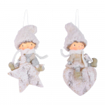 Rippuvad j&otilde;ulukaunistused 2-st komplektis - Ego Dekor