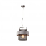 Metallist rippvalgusti must-h&otilde;bedane &oslash; 30 cm Fiba - Candellux Lighting