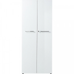 Valge naturaalne tammepuidust riidekapp 80x196 cm Monteria - Germania