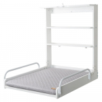 Valge seinale kinnitatav m&auml;hkimislaud Roba style &ndash; Roba