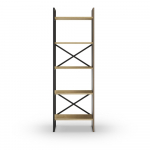 Raamaturiiul tammedekooriga 58x175 cm Ara - Marckeric