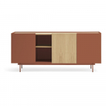 Puiduv&auml;rvi tammedekooriga madal kummut 180x78 cm Otto - Teulat