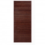 Tumepruun bambusest vaip 75x175 cm &ndash; Casa Selecci&oacute;n