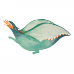 &Uuml;hekordsed paberist lauamatid 4 tk komplektis Dragon - Meri Meri