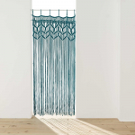 Sinine uksekardin 90x200 cm Macarena - douceur d'int&eacute;rieur