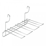 H&otilde;bedane kroomitud terasest rippuv veiniklaaside hoidja Lonardo - Metaltex