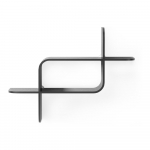 Must kummipuidust riiul 62 cm Montage - Umbra