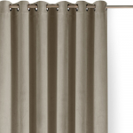 Beež sametist pimendav kardin 140x300 cm Velto - Filumi