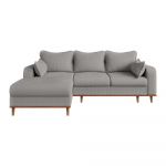 Helehall velvetist nurgadiivan (vasak nurk) Beata - Ropez