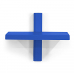 Sinine metallist riiul 28 cm Hola - Spinder Design