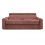 Roosa velvetist diivanvoodi 195 cm Monaco - Bobochic Paris