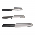 Roostevabast terasest noakomplekt koos kattega 3 tk Elevate - Joseph Joseph